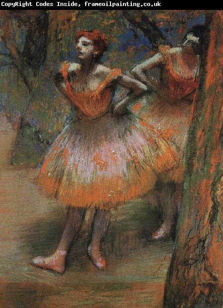 Edgar Degas Two Dancers_j